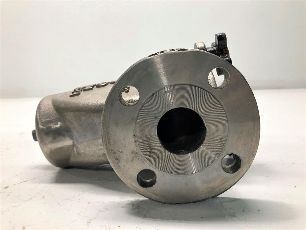 Mueller 11/2" 150 CF8M Simplex Basket Strainer, 1.5125F12501